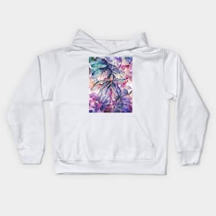 Rainbow Leaves Kids Hoodie